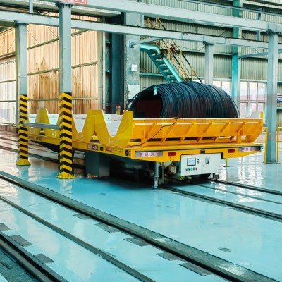 10 tone în formă de V RGV Coș de transfer automat de transfer de șină