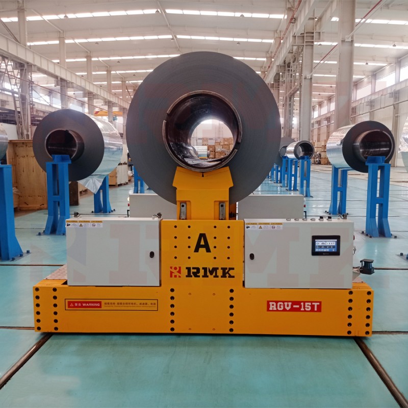 15 tone Baterie alimentată cu oțel bobină cărucior de transfer feroviar